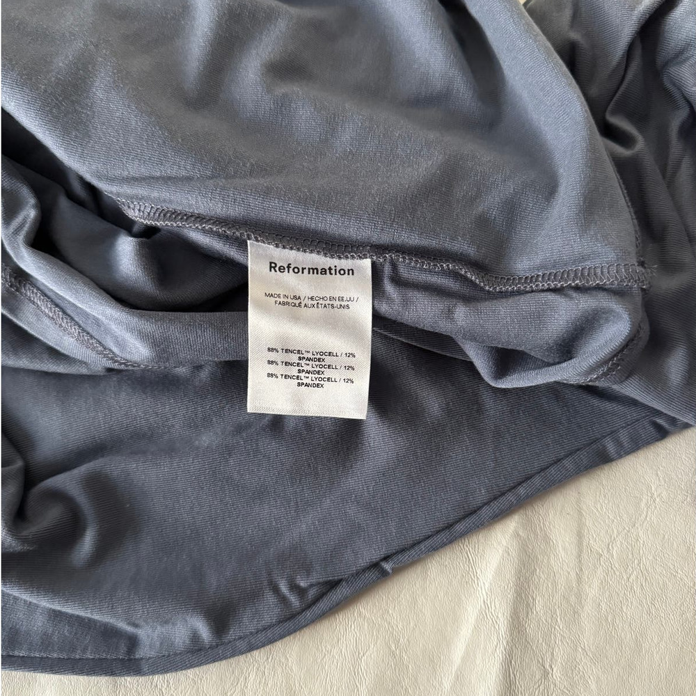 Reformation Jamen Knit Dress in Flint Size S - Picture 9 of 10